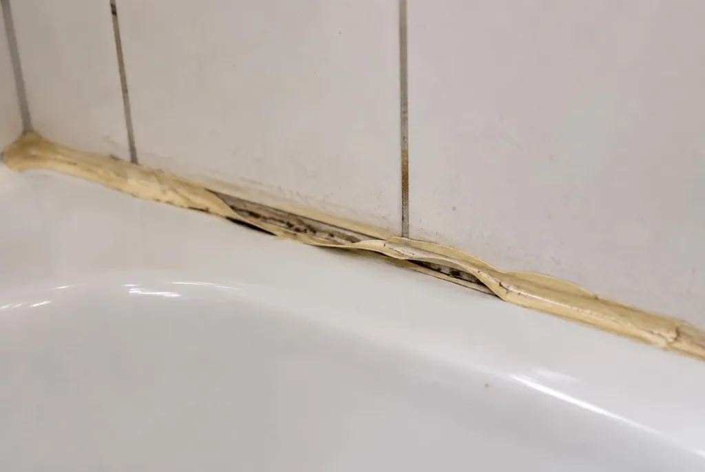 Kitbedrijf Culemborg – loslatende kit naast het bad